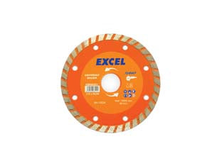 Dischi Diamantati Universali Per Materiali Da Costruzione Ø Mm.115- - Ø Mm.115 Foro 22,2 Corona Continua - 1 Blister Excel