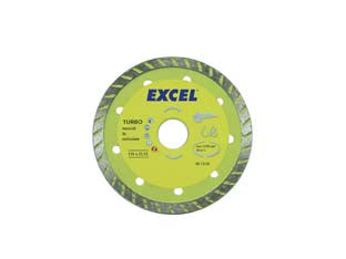 Dischi Diamantati Per Granito Ø Mm.115- - Ø Mm.115 Foro 22,2 Corona Continua - 1 Blister Excel