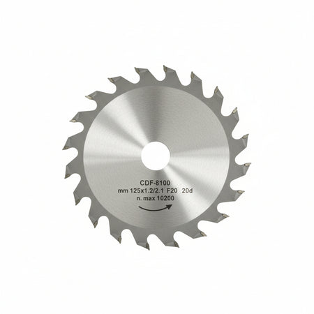 Disco Lama Circolare Widia Dentatura Civetta Ø Mm.125 Foro 20/13 Denti 20 Sp.Mm.1,2 Excel