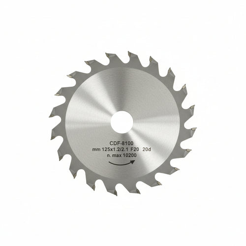 Disco Lama Circolare Widia Dentatura Civetta Ø Mm.125 Foro 20/13 Denti 20 Sp.Mm.1,2 Excel