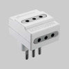 Adattatore Triplo 10A 2P+T - Presa 10A 2P+T - Electraline
