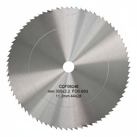 Disco Lama Circolare Cromo Vanadio Dentatura Normale Ø Mm.350 Foro 30 Denti 80 Sp.Mm.2,2 Excel