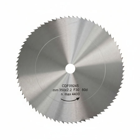 Disco Lama Circolare Cromo Vanadio Dentatura Normale Ø Mm.500 Foro 30 Denti 80 Sp.Mm.2,5 Excel