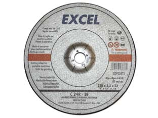 Dischi Da Taglio Centro Depresso Per Marmo Ø Mm.230- - Ø Mm.230X3,3 Foro 22,2 Da Taglio Per Marmo - 10 Pezzi Excel