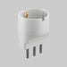 Adattatore Semplice Schuko 10A 2P+T - Presa 10A 2P+T - Electraline