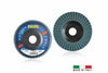 Dischi Lamellari Da Sgrosso Allo Zirconio- - Ø Mm.115 Foro 22 Grana 80 - 10 Pezzi Excel