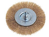 Spazzola Circolare Fili Acciaio Per Trapano Extra- - Ø Mm.50 Codolo Mm.6 - 5 Blister Excel