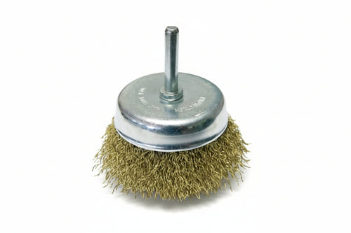 Spazzola A Tazza Fili Acciaio Per Trapano Extra- - Ø Mm.50 Codolo Mm.6 - 6 Blister Excel
