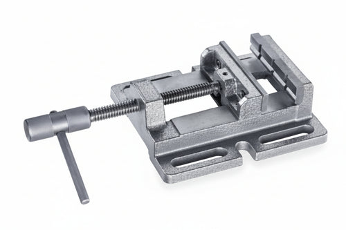 Morsa Per Trapano A Colonna In Acciaio Ganasce Mm.65 Escursione Max Mm.80 Einhell