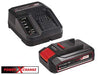 Kit Energy Caricabatteria Xchange + 1 Batteria 18V 2,5Ah Einhell