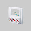Multipresa Da Parete Schuko Emilia Smart Rosi 3 Prese Schuko 2P+T 10/16A - Col. Bianco - Rosi