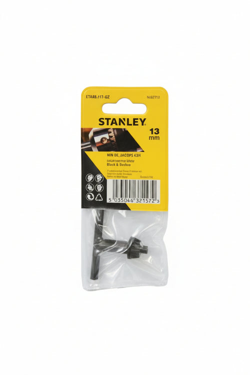 Chiave Per Mandrino A Cremagliera- - Mm.8/10/13 Per Bosch, Makita E Aeg (Sta66350) - 1 Blister Stanley