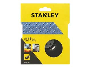 Platorello Con Ghiera Per Smerigliatrice Angolare- - Ø Mm.125 Attacco M14 (Sta32110) - 1 Blister Stanley