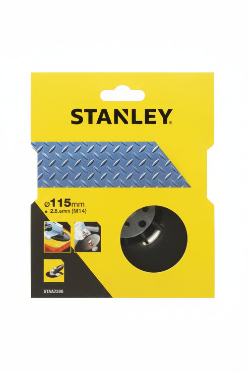 Platorello Con Ghiera Per Smerigliatrice Angolare- - Ø Mm.125 Attacco M14 (Sta32110) - 1 Blister Stanley
