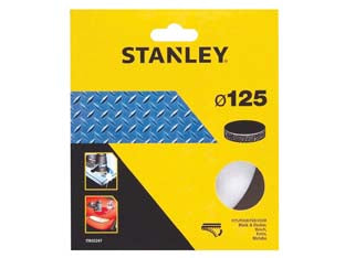 Tampone Con Velcro Per Levigatrice Rotorbitale- - Ø Mm.125 (Sta32247) - 1 Blister Stanley