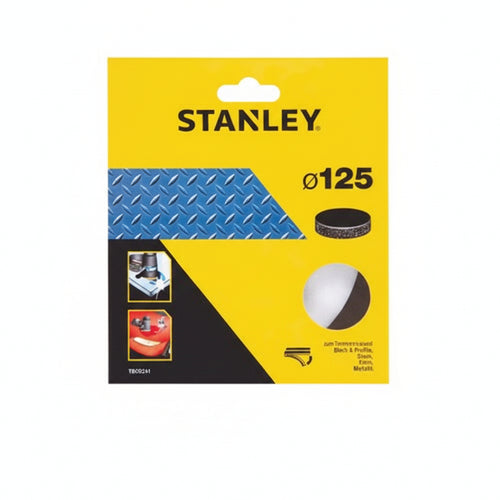 Tampone Con Velcro Per Levigatrice Rotorbitale- - Ø Mm.125 (Sta32247) - 1 Blister Stanley