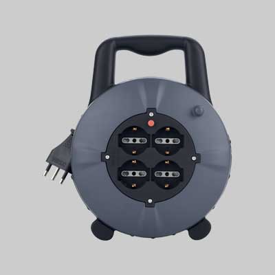 Avvolgicavo Domestico Con Manico 5 Mt - Electraline