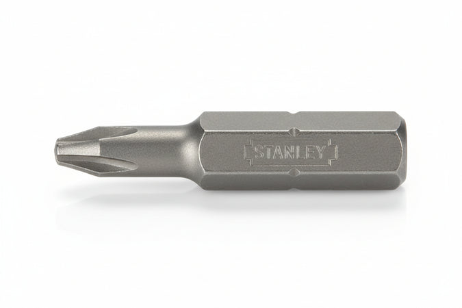 Inserto A Croce Phillips Per Avvitatori- - Mm.25 Ph1 - 25 Pezzi Stanley