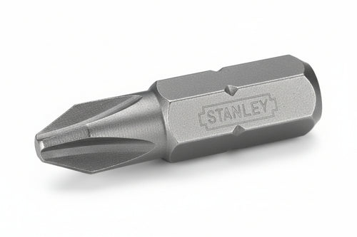 Inserto A Croce Phillips Per Avvitatori- - Mm.25 Ph2 - 25 Pezzi Stanley
