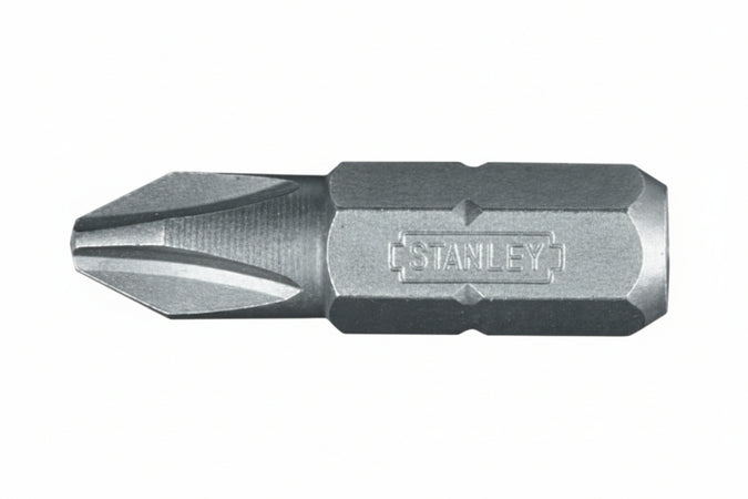 Inserto A Croce Phillips Per Avvitatori- - Mm.25 Ph3 - 25 Pezzi Stanley