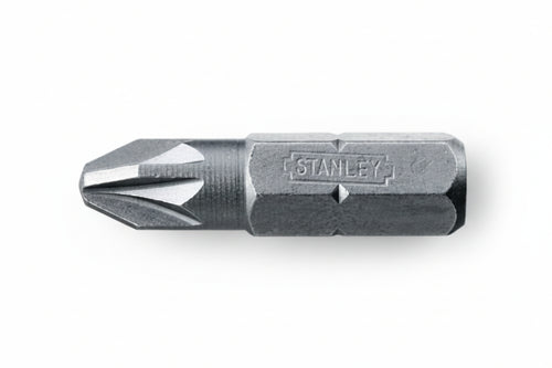 Inserto A Croce Pozidrive Per Avvitatori- - Mm.25 Pz1 - 25 Pezzi Stanley
