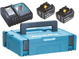 Kit Energy Caricabatteria + 2 Batterie 5Ah (1976242) Makita