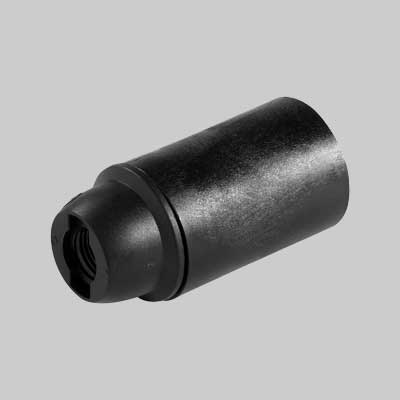 Portalampada E14 Colore Nero
