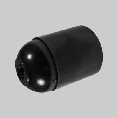 Portalampada E27 Colore Nero