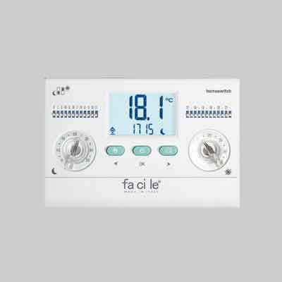 Cronotermostato Elettronico Giornaliero 'Facile' Regolazione +5 °C-35 °C - Tecno Switch
