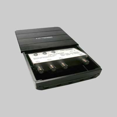 Amplificatore Lte Da Esterno 3 In (Uhf-Uhf-Vhf) - 2 Out Tv (1=12V)