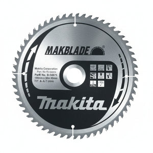 Lama Widia Makblade Per Legno Per Troncatrici- - Ø Mm.305 Foro 30 Spess.Mm.2,3 Denti 60 - 1 Blister Makita