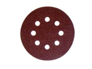 Dischi Carta Abrasiva Forata Con Velcro Per Rotorbitali Ø Mm.125- - Grana 80 Blister Da Pz.10 - 1 Blister Makita