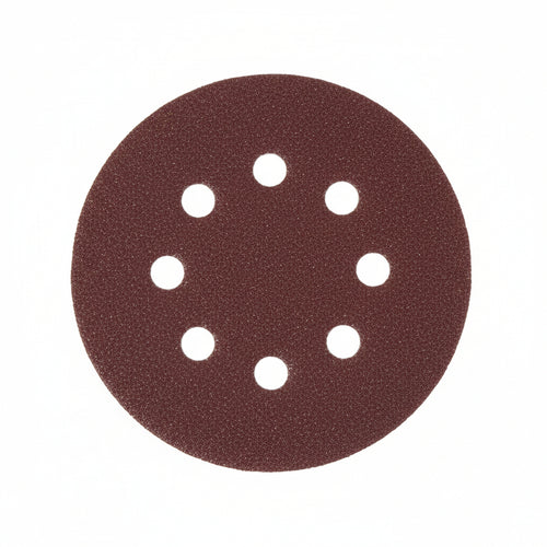 Dischi Carta Abrasiva Forata Con Velcro Per Rotorbitali Ø Mm.125- - Grana 180 Blister Da Pz.10 - 1 Blister Makita