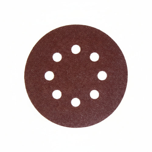 Dischi Carta Abrasiva Forata Con Velcro Per Rotorbitali Ø Mm.125- - Grana 320 Blister Da Pz.10 - 1 Blister Makita