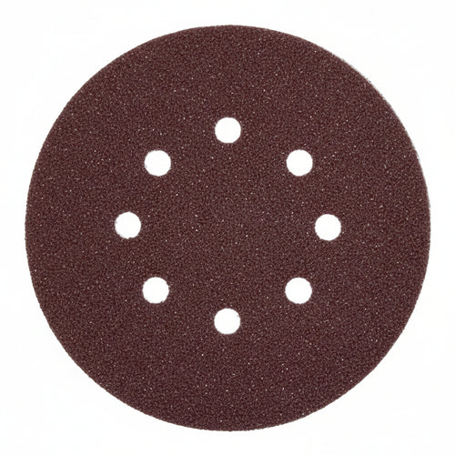 Dischi Carta Abrasiva Forata Con Velcro Per Rotorbitali Ø Mm.150- - Grana 60 Blister Da Pz.10 - 1 Blister Makita