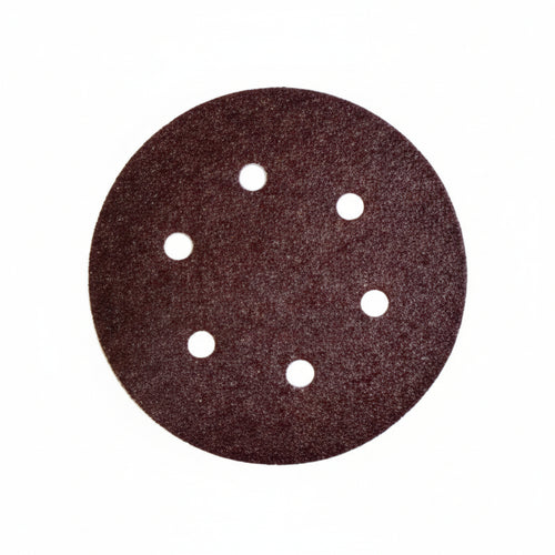 Dischi Carta Abrasiva Forata Con Velcro Per Rotorbitali Ø Mm.150- - Grana 80 Blister Da Pz.10 - 1 Blister Makita