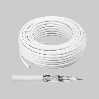 Cavo Tv Coassiale Ø 6,2 Mm - 75 Ohm - 100 Metrilineari