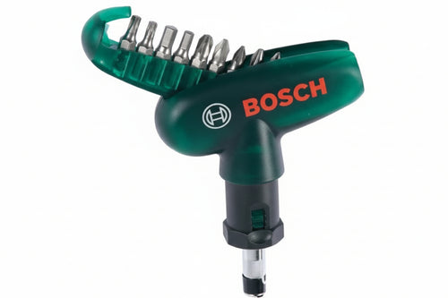 Set Inserti Con 9 Bit E Cacciavite A Cricchetto Bosch