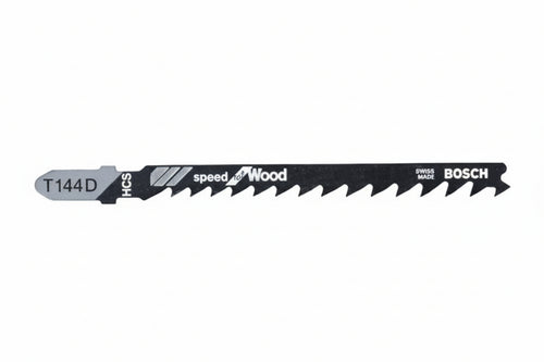 Lama Per Seghetto Alternativo Per Legno (T144D)- - Lama Mm.74, Blister Da Pz.5 - 1 Blister Bosch