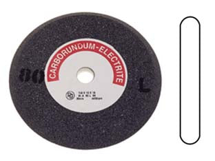 Mola Abrasiva Ad Impasto Ceramico In Corindone Grigio Profilo C Ø Mm.150X8 Foro 16 Grana 80 Pg A96.C06 Pg