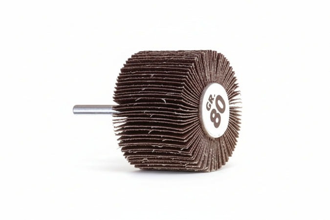 Ruota Lamellare Per Trapano- - Ø Mm.80X30 Codolo Mm.6 Pg 358.80 - 1 Blister Pg