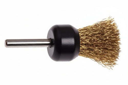 Spazzola A Pennello Fili Acciaio- - Ø Mm.16 Codolo Mm.6 Per Trapano Pg 477.00 - 5 Blister Pg