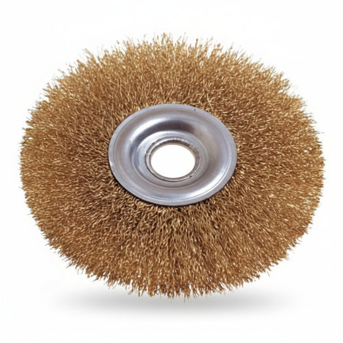 Spazzola A Disco Circolare Con Foro- - Ø Mm. 75 Foro Mm.13 Pg 485.80 - 5 Blister Pg