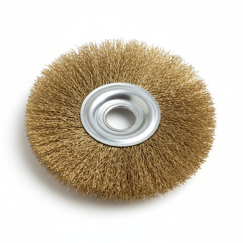 Spazzola A Disco Circolare Con Foro- - Ø Mm.100 Foro Mm.13 Pg 486.00 - 5 Blister Pg
