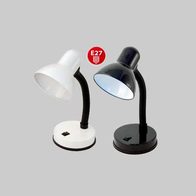 Lampada Da Tavolo 'Charleston' Col. Nero Velamp