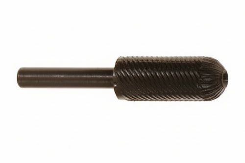 Fresa-Lima Cilindrica Bombata Rotativa Per Ferro- - Codolo Mm.6 Per Trapano Pg 424.00 - 5 Blister Pg