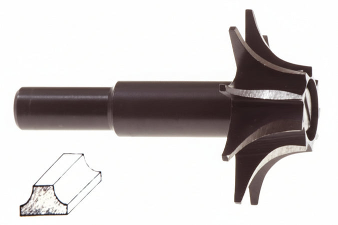 Fresa Per Profilo Convesso- - Ø Mm.25 Codolo Mm.8, Per Il Legno Pg 363.00 - 1 Blister Pg