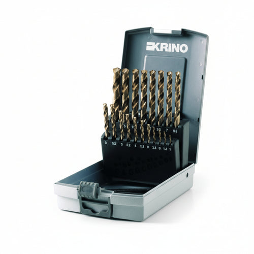 Punte Hss Cobalto 5% In Set Da 19 Pezzi Krino