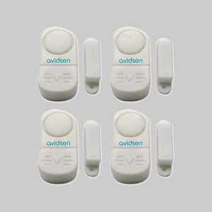 Kit 4 Mini Allarmi Contatto Magnetico