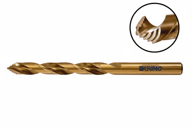 Punta Hss Step+ Elicoidale A Gradino- - Ø Mm.8,5X117, 5 Gr. - 5 Blister Krino